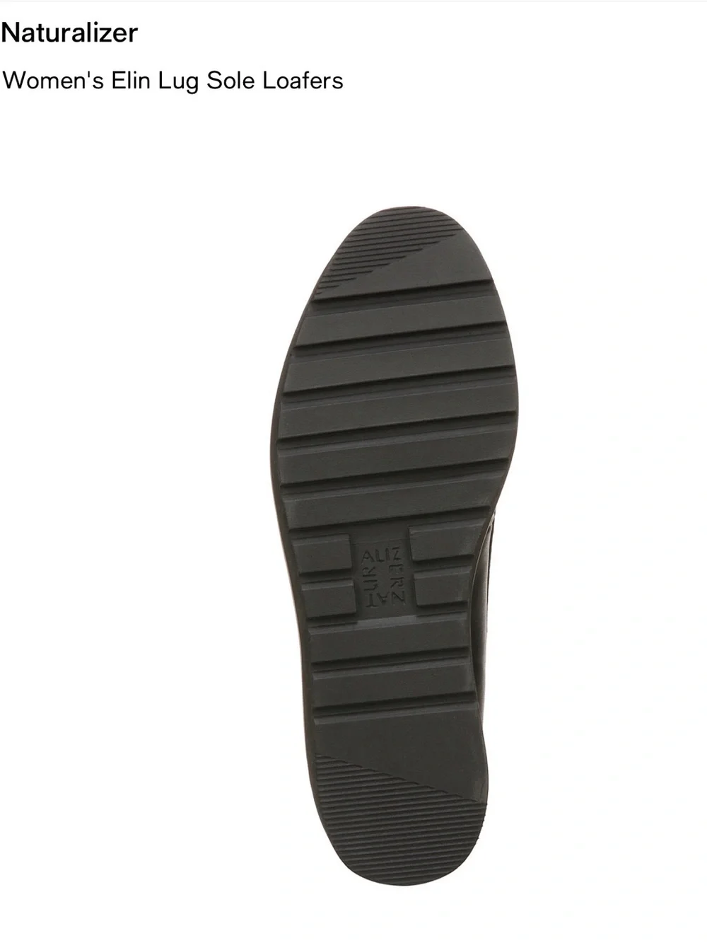 Naturalizer Metallic Bronze Slip-On Lug Sole Loafers